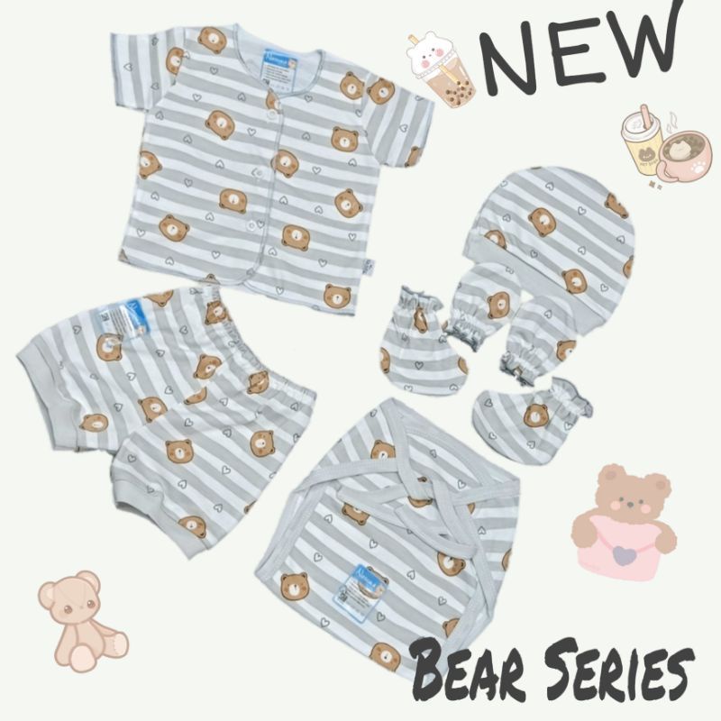Baju bayi 0-3m NASUKA halus isi 3/ Baju bayi new born / baju bayi Premium-5