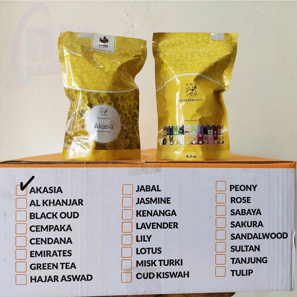 Dupa Kerucut Bukhur Qodha Aroma Akasia - Jual perkarton