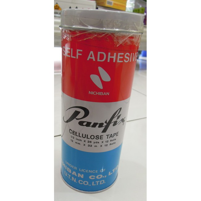 

Selotip Panfix 1/2 x 36 - 12 Rolls