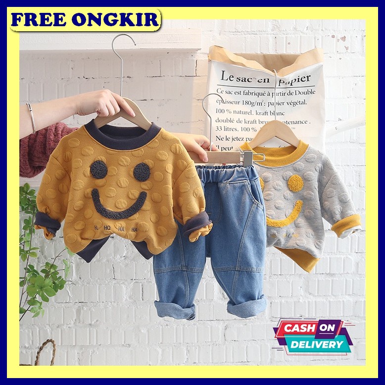 Oneset Import Termurah Baju Celana Anak Ori Baju Stelan Baby Buju Oneset Terbaru Setelan Laki2 Fashi