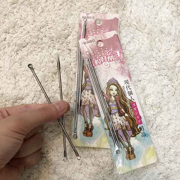 Pinset Komedo | Pencetan Komedo | Pencetan Jerawat 2 in 1 set