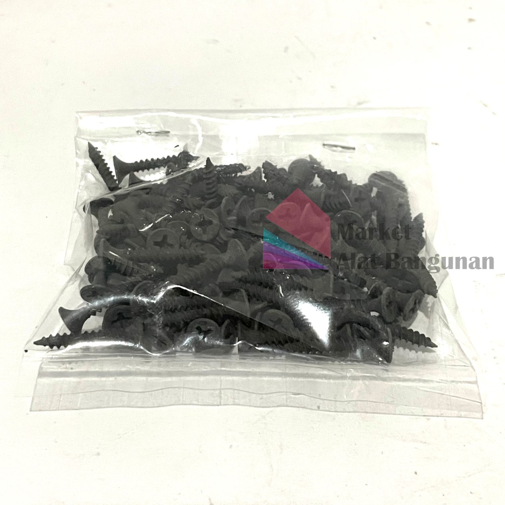Skrup Gipsum 6X1 / Sekrup Gypsum 6 x 1 Moon Lion Per 100 Pcs-2