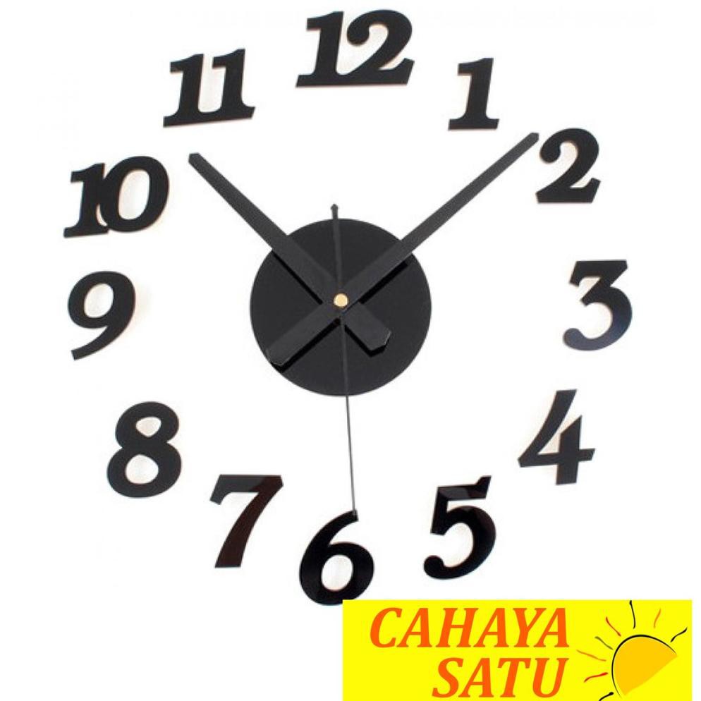 Art 9616 Jam Dinding Unik Ukuran Sedang Wall Clock Diameter 30 50cm Shopee Indonesia