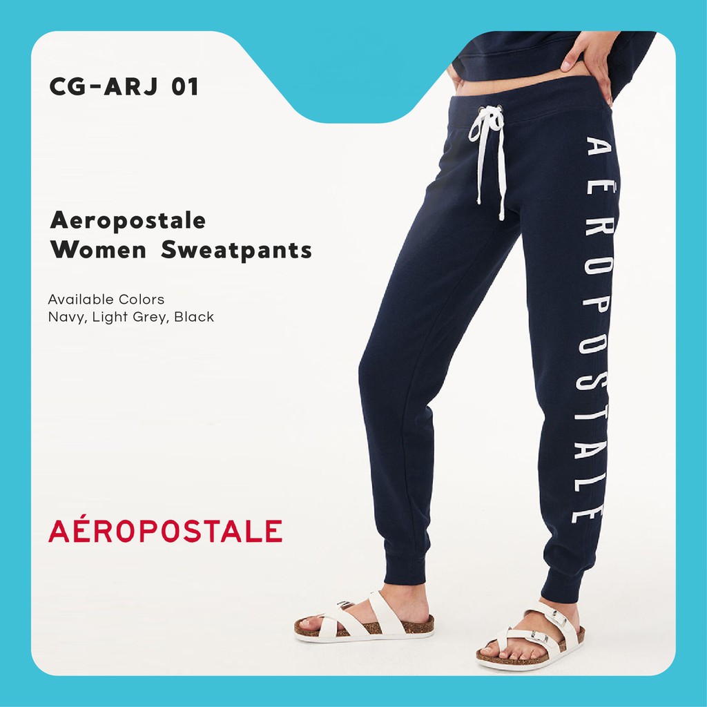 Celana Sweatpants Aeropostale Women Swetpants - Aeropostale Jogger Wanita Sweatpants NYC Slim Fit
