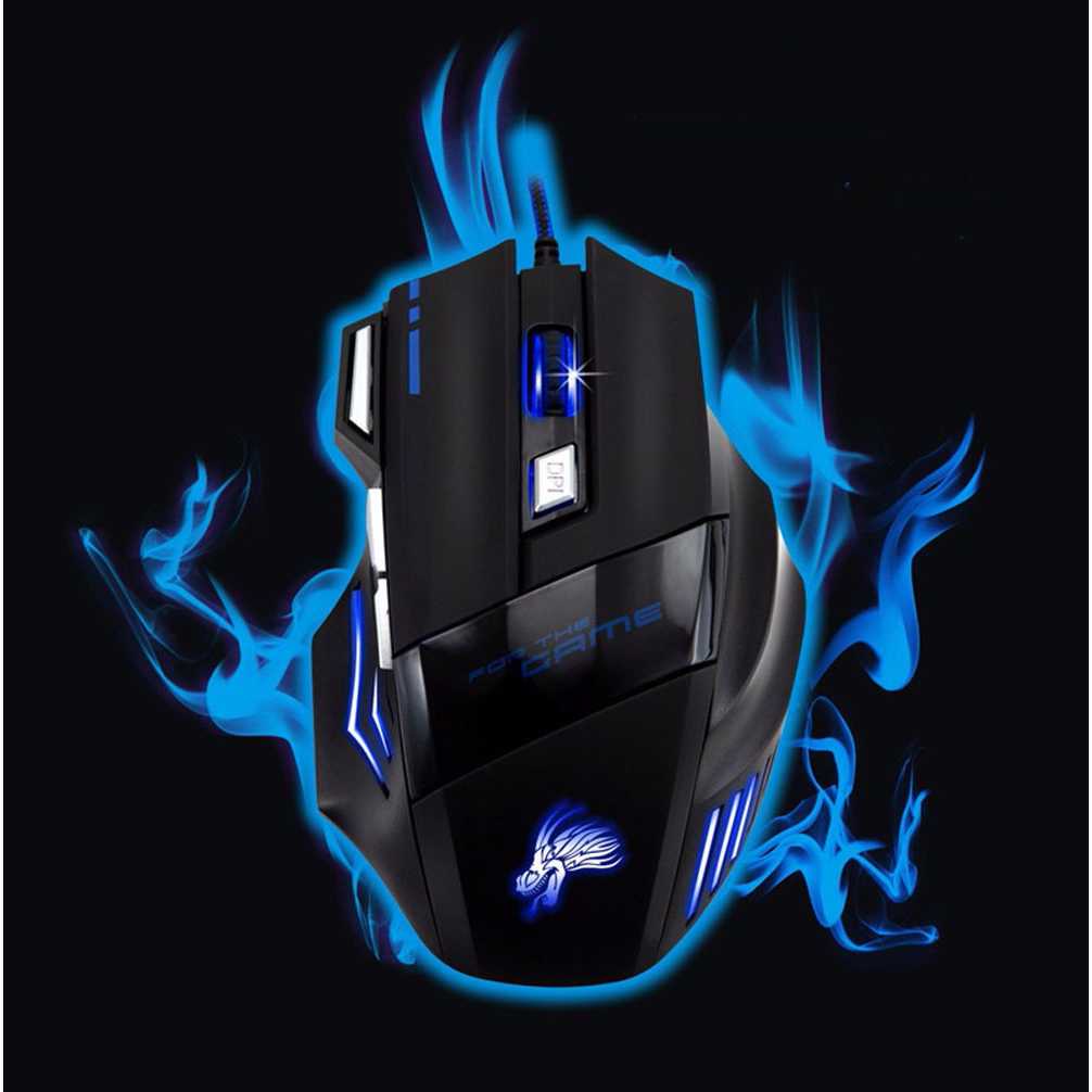 YXLM 7 Keys LED Gaming Mouse 5500 DPI - X1 ( Al-Yusi )