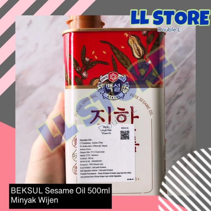 

BEKSUL SESAME OIL KOREA 500ML MINYAK WIJEN SDFD51313