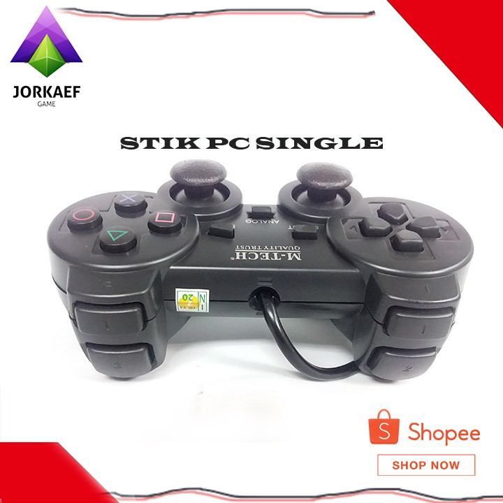 STIK PC/LAPTOP HITAM SINGLE GAMEPAD STICK GAMEPAD HITAM TERLARIS