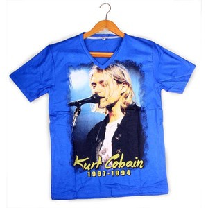 Kaos Kurt Cobain- Nirvana - Hitam - Distro Quality