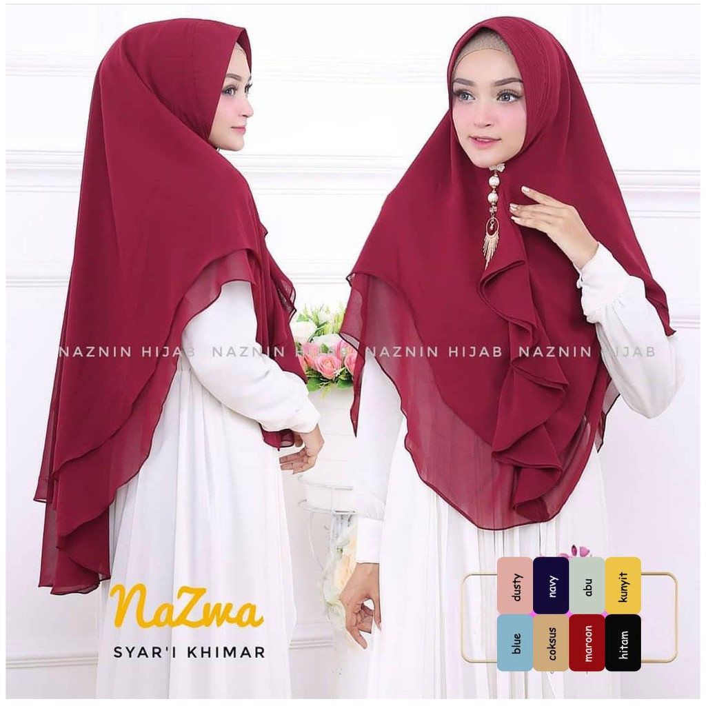 KHIMAR SYARI AZKA HIJAB INSTAN MURAH/ KHIMAR MINI/ HIJAB TERBARU/ SIMPLE PET