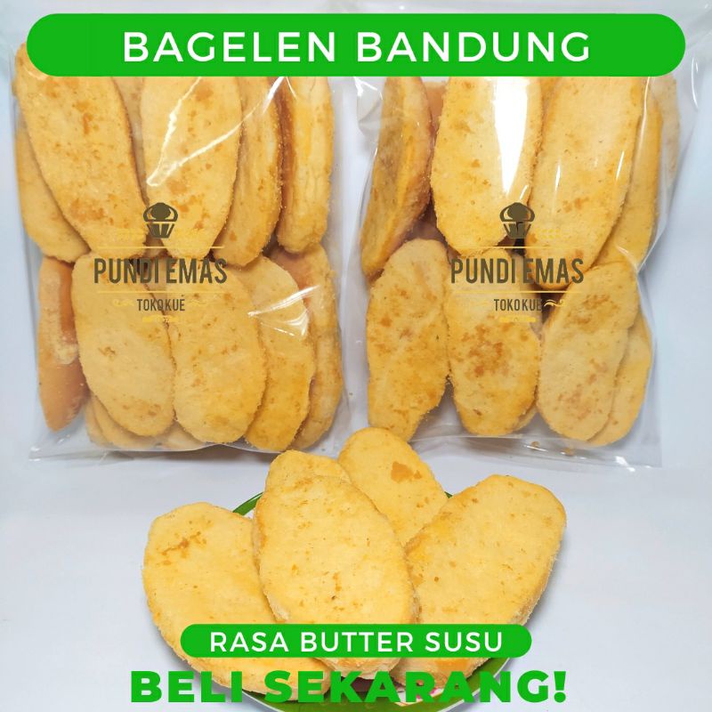 Bagelen Butter Susu / Roti Kering Bagelan Bandung Kiloan 250 Gram