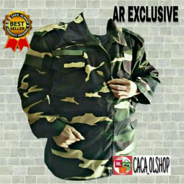 Product terbaik!!!Jaket Loreng Nato/Army/Parka/Bolak balik Product Exclusive