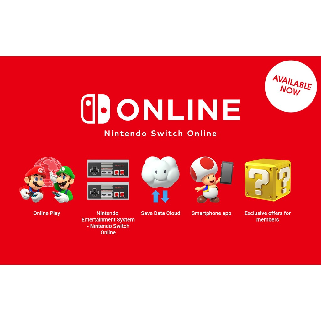 nintendo switch online gift subscription