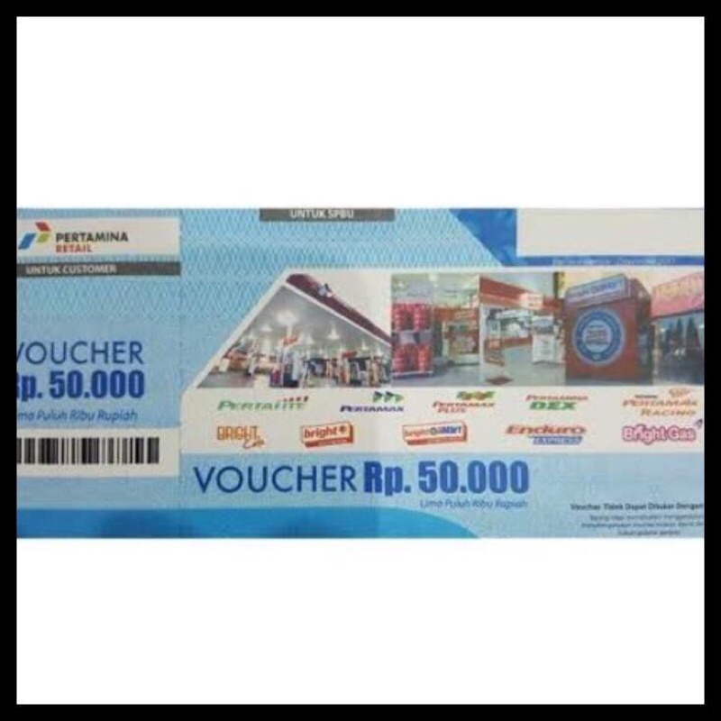 Voucher SPBU Pertamina 50rb