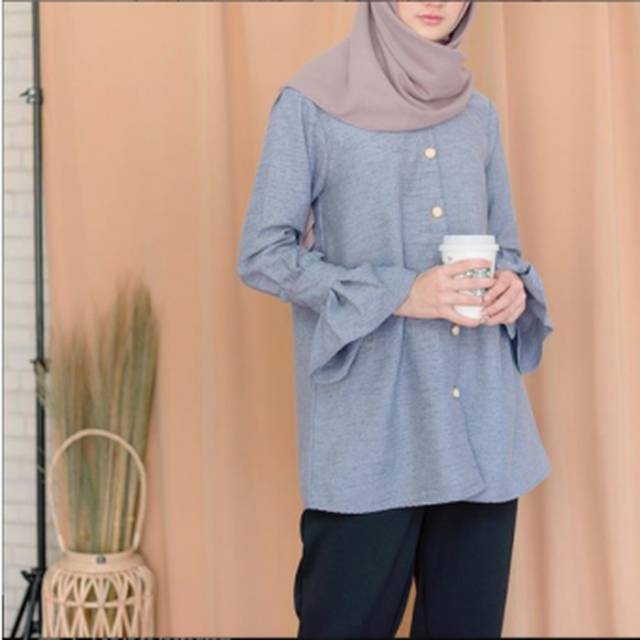 Vanilla hijab - doris blouse