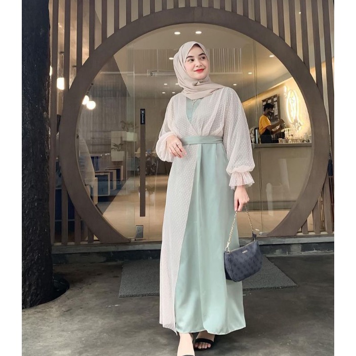 READY SIAP KIRIM ELVIRA DRESS suraiya.by.nb