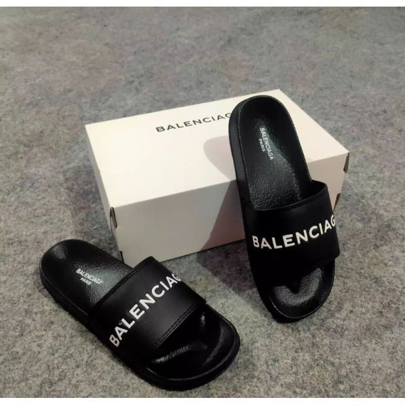 Sandal Slide Balenciaga Pria Wanita | Sandal Slop Cowo Cewe | Sendal Slop | Sandal