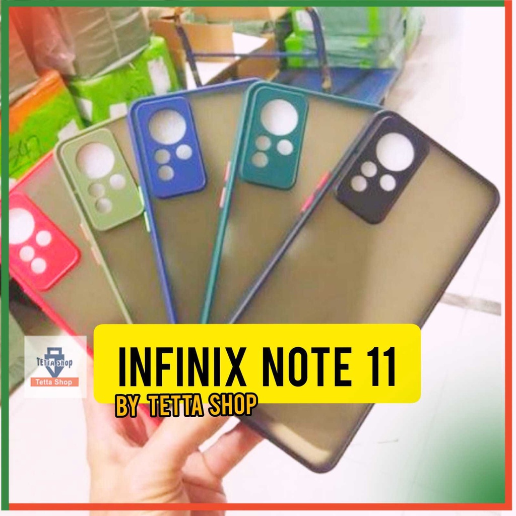 Case INFINIX NOTE 11 I Silikon Candy Dove Metal Transparan I Warna Warni Pinggiran I list keren