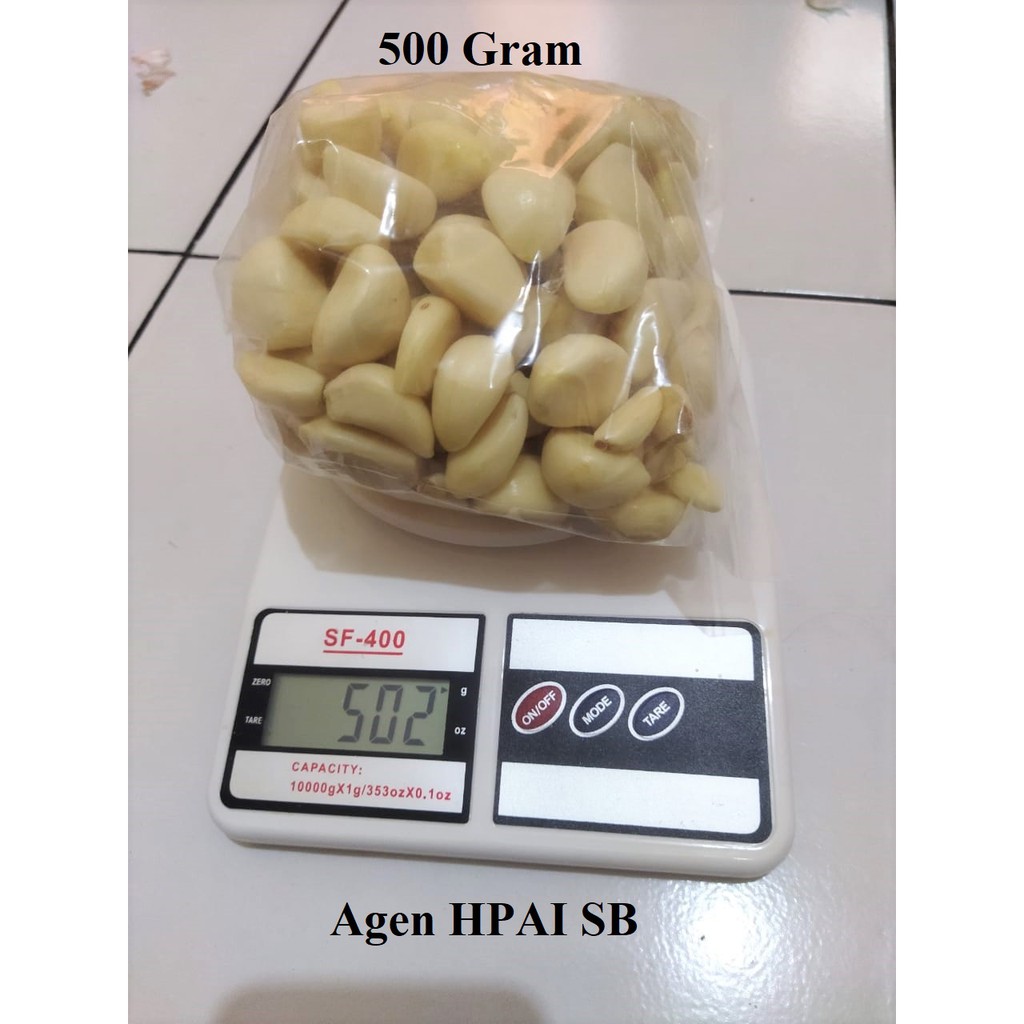 

Bawang Putih Kupas 500 Gram