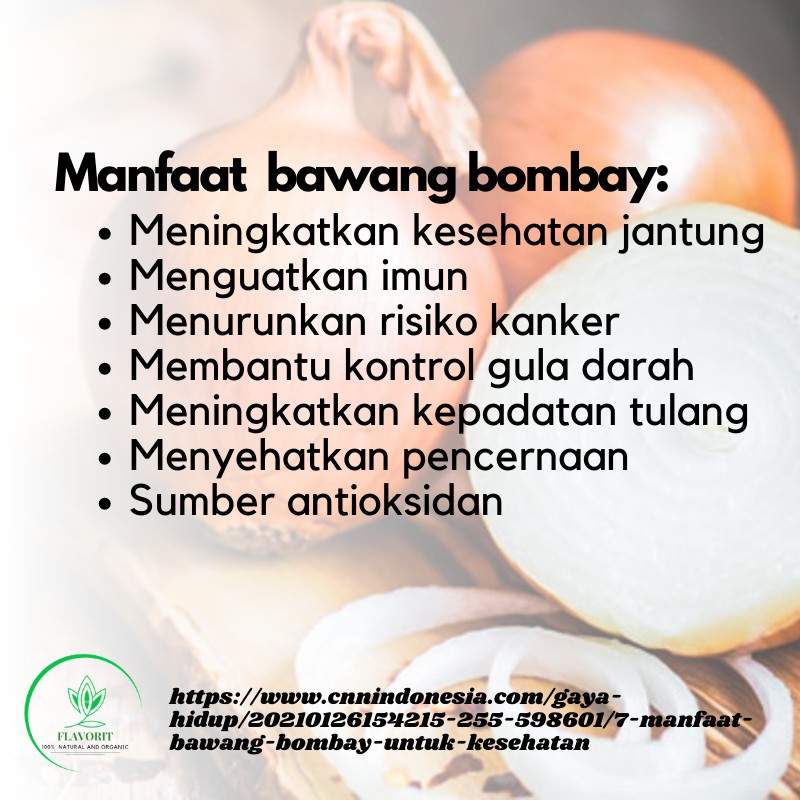 Bawang Bombay Bubuk Bombai Onion Powder Bahan Makanan Pokok Bumbu Dapur Penyedap Rasa Kering Murni