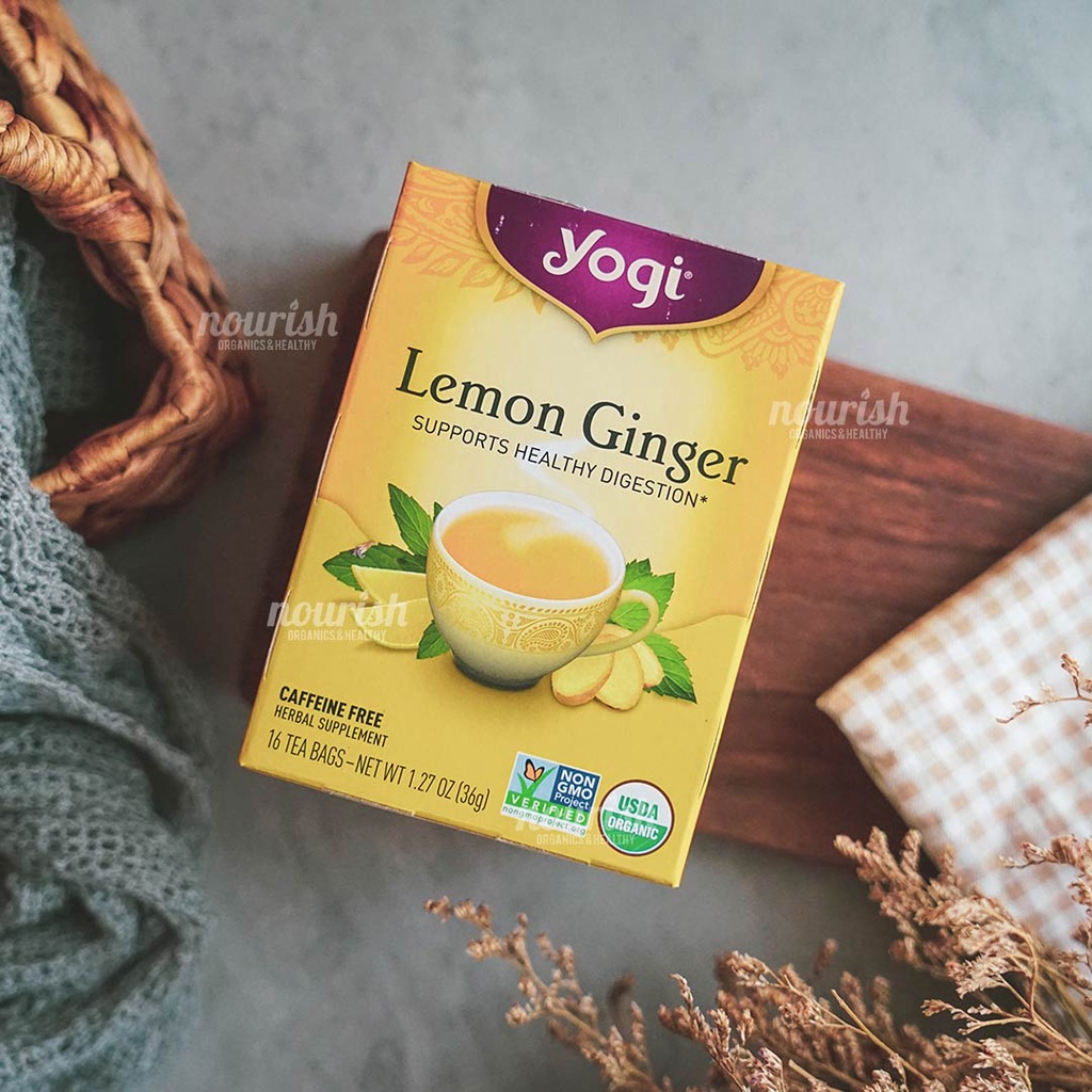 Yogi Tea, Lemon Ginger, 16 Tea Bags, 1.27oz (36 gr)