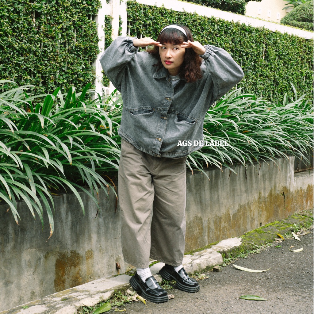 New - Vintage Baggy Denim Jacket (Oversized)