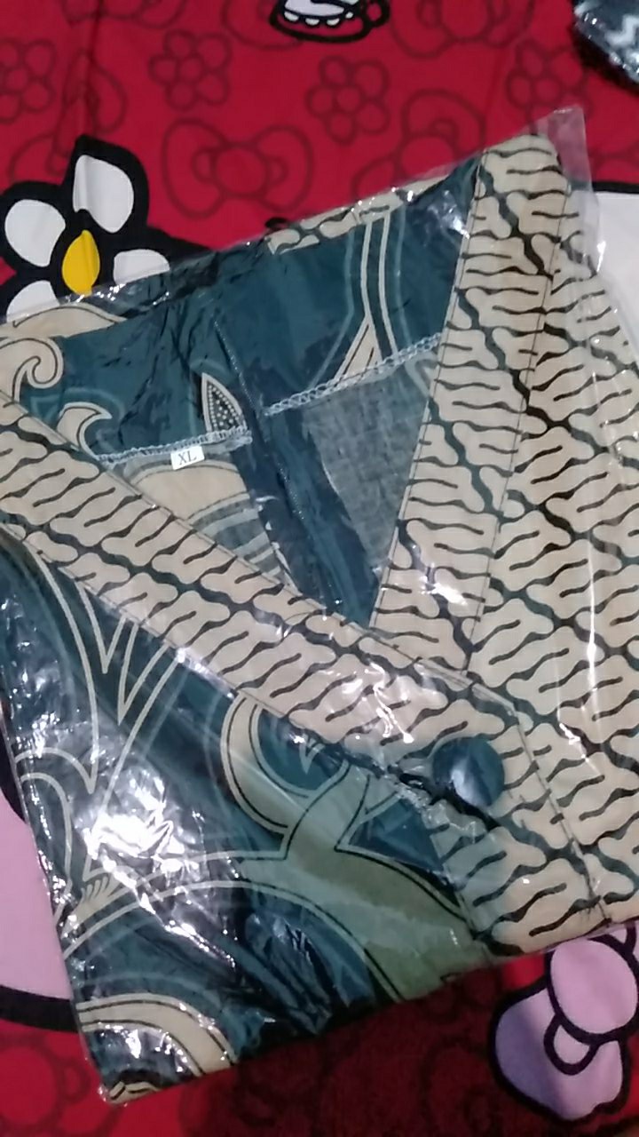 Batik Wanita Asj Sa Hrb026 Kenongo Kemeja Tosca Pendek