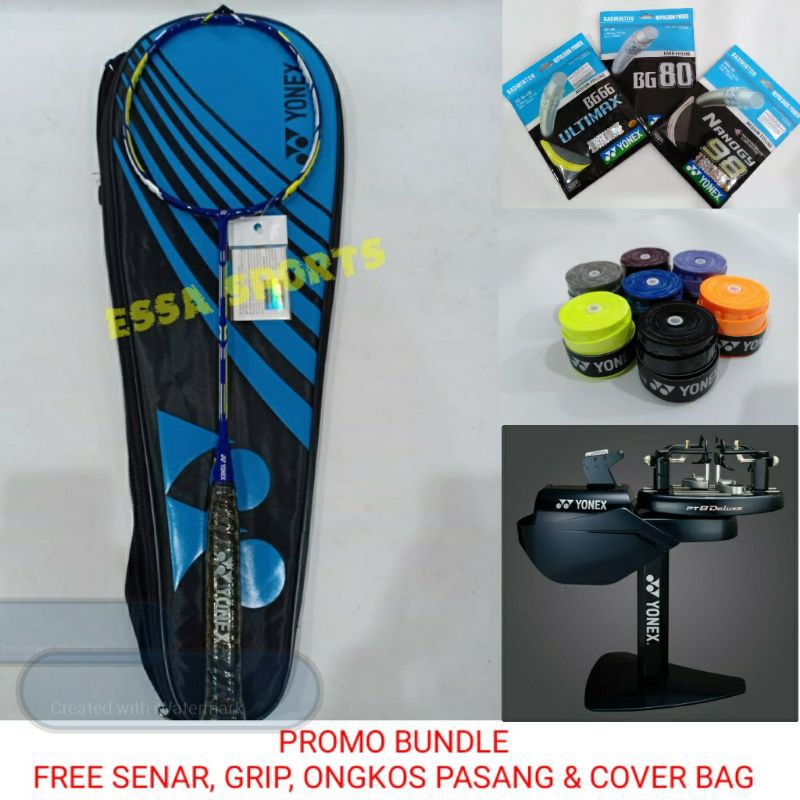 RAKET YONEX DUORA 88 ORIGINAL FREE SENAR GRIP BAG DAN ONGKOS PASANG