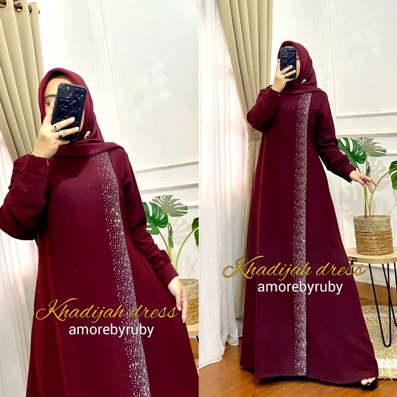 Khadijah dress / amore by Rubby / gamis Khadijah dress ori amore by ruby / gamis amore by ruby