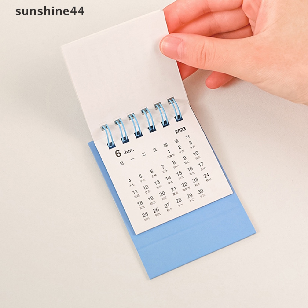 Sunshine 2023 Kalender Meja Mini Motif Kartun Lucu Untuk Dekorasi Sekolah