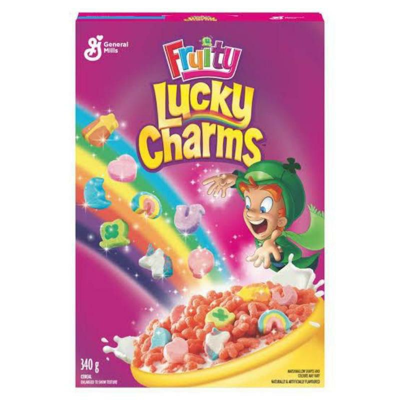 

(PO KOREA) FRUITY LUCKY CHARMS CEREAL 340 GRAM - ORIGINAL KOREA