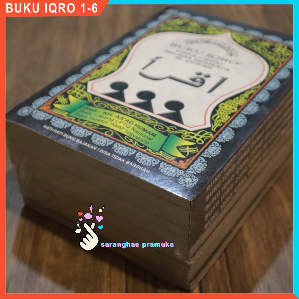 Buku IQRO Besar Kecil iqra anak