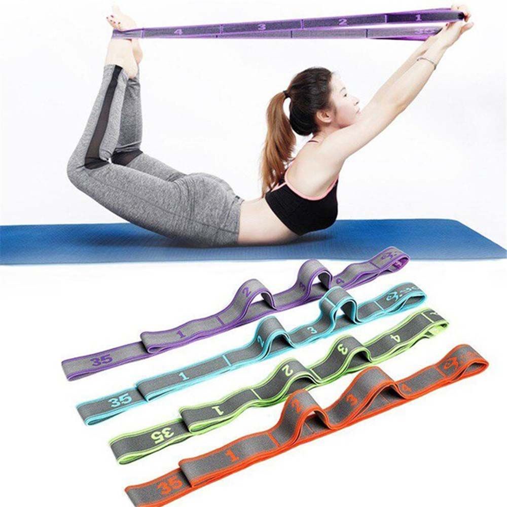 Elastic Resistance Loop Bands Gym Yoga Exercise Fitness Workout Stretch>z 