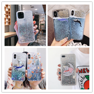 Casing Soft Case Quicksand Motif Dumbo Untuk Iphone 11 Pro Max X Xsmax