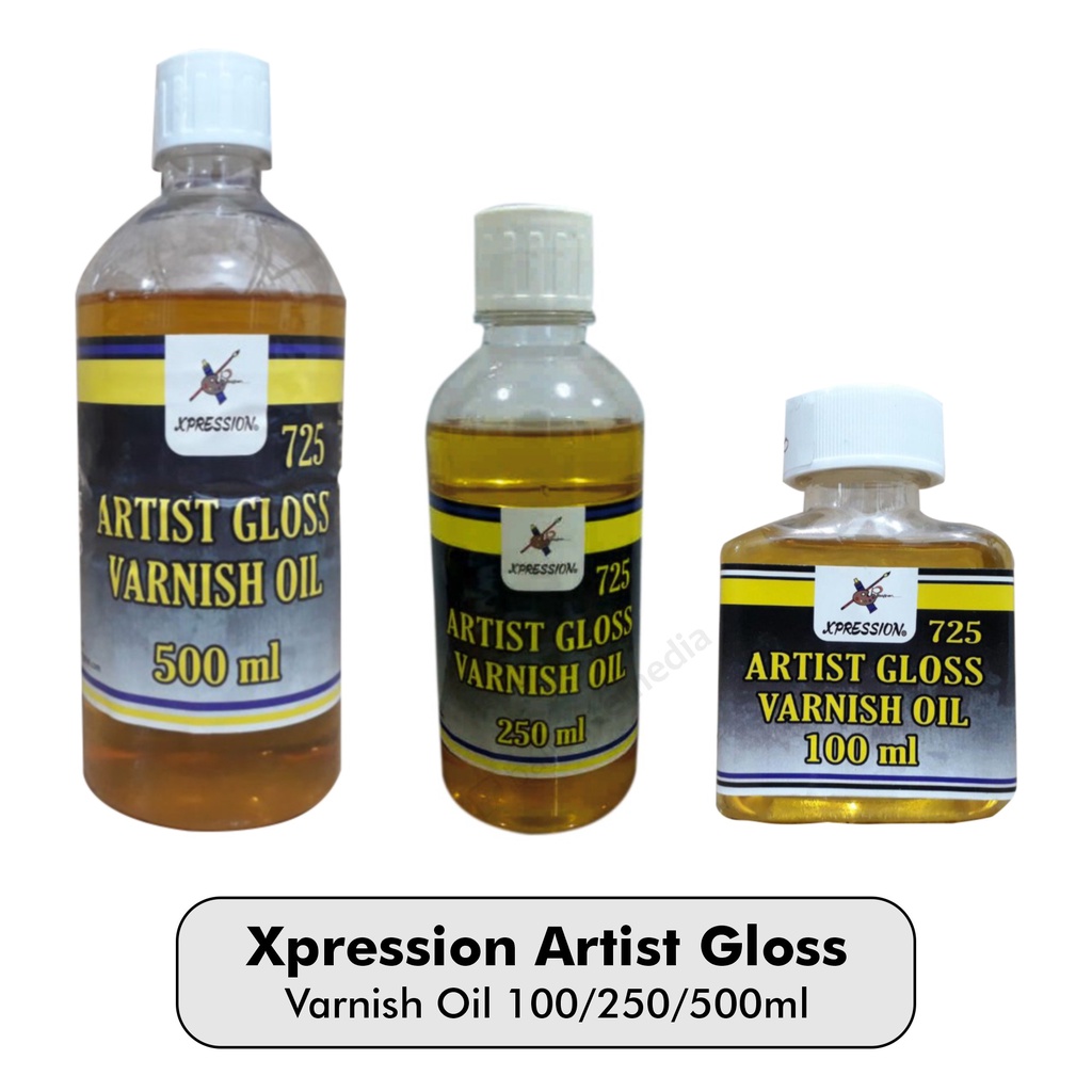 Xpression Artist Gloss Varnish Oil 100/ 250/ 500ml/ NO.725