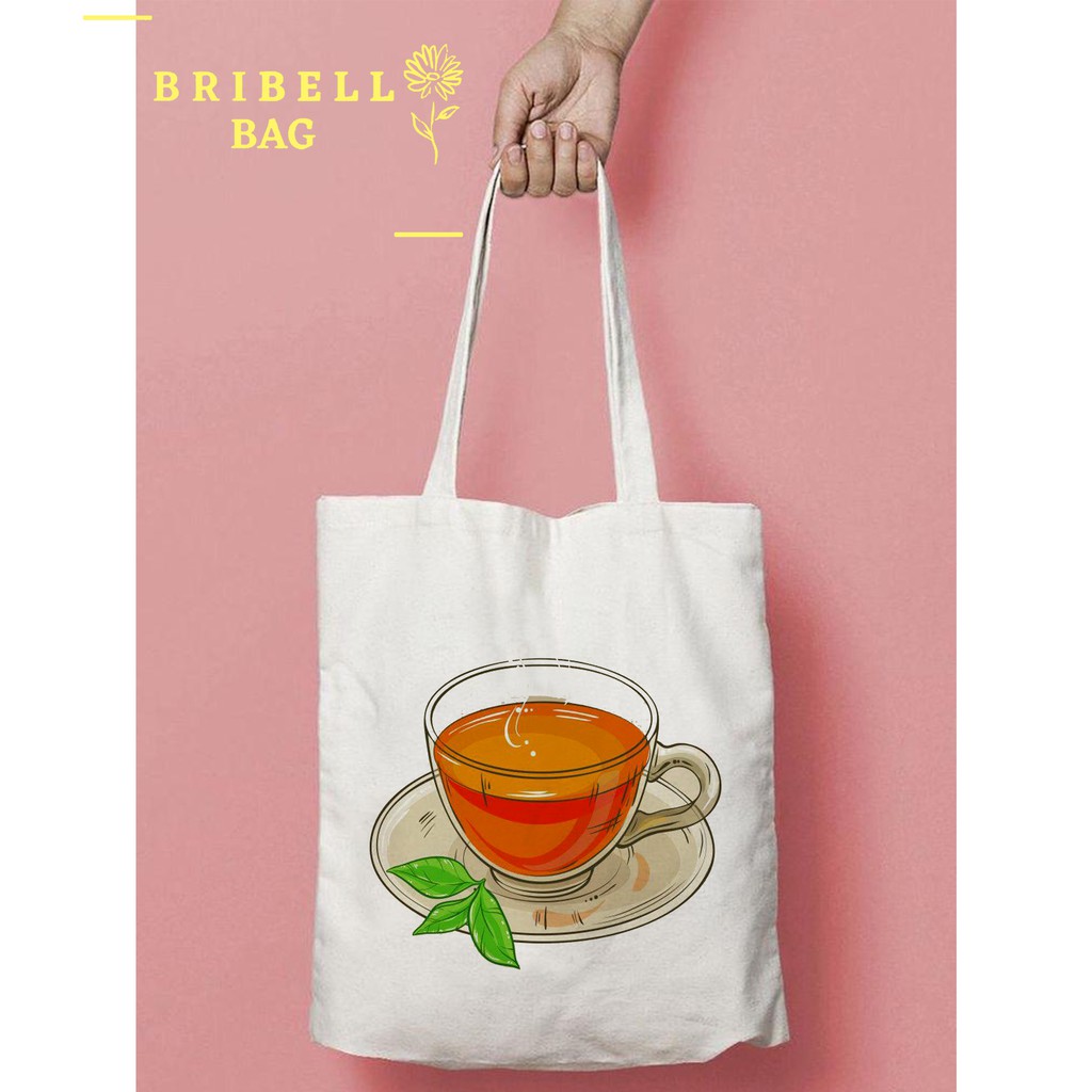 Tote Bag Kanvas Bergambar - Teacup