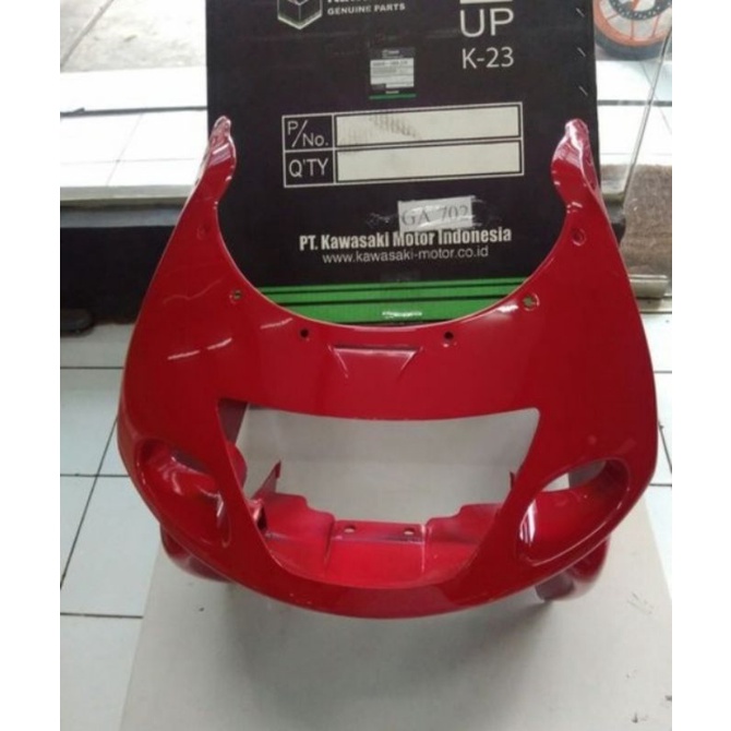 Batok fairing atas ninja rr old merah batok lampu  ninja old original kawasaki