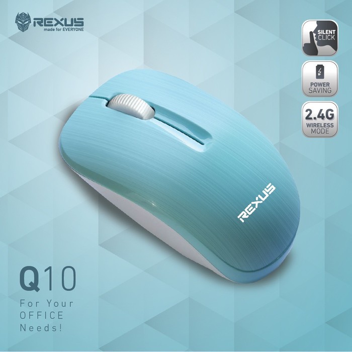 Mouse Rexus Q10 Office Wireless - Silent Click Mouse Nano USB