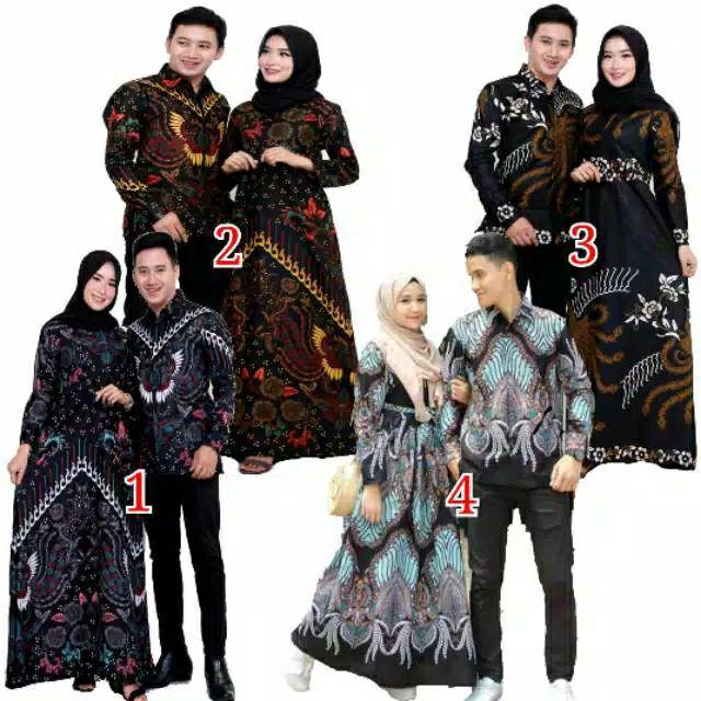 Rama Shinta Couple - Melani Set Couple Lilit Rovella Batik Couple Modern