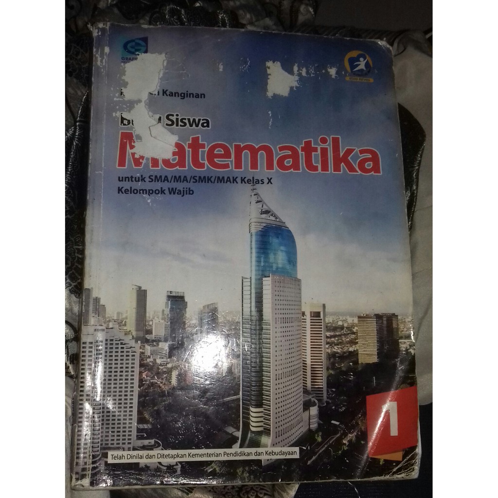 BUKU PAKET MATEMATIKA WAJIB KELAS 10 SMA GRAFINDO (PRELOVED)
