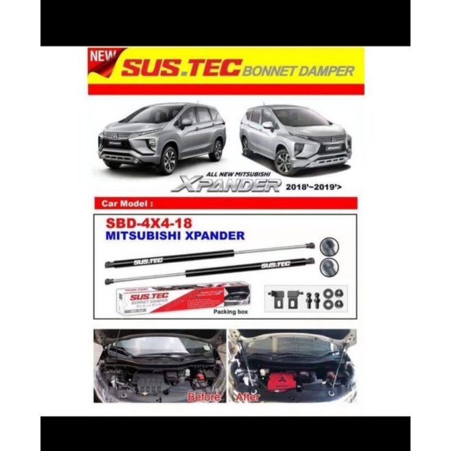 Sustec Hidrolik Kap Mesin / Engine Hood Damper Mitsubishi Xpander