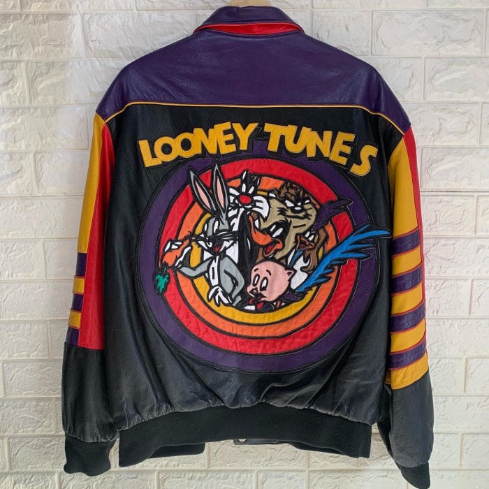 Jacket Vintage Looney Tunes Full Leather By jeff Hamilton