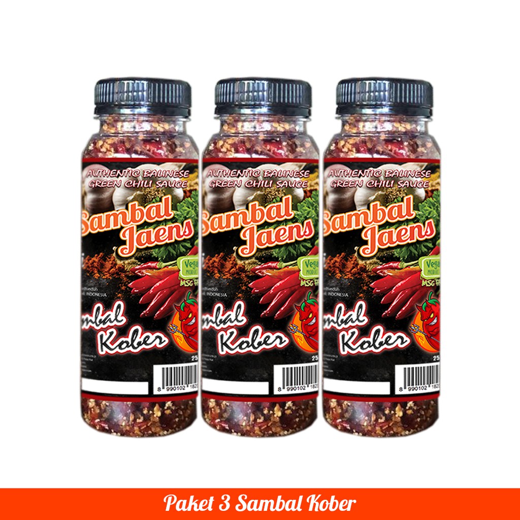 

Paket 3 Sambal Kober (Super Pedas)