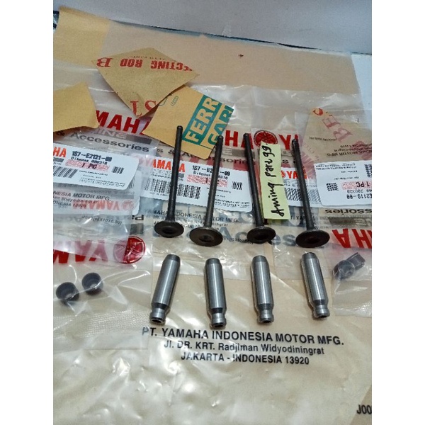 BOSH BOTOL KLEP 1S7 +PAYUNG KLEP SET+ SIL KLEP JUPITER MX OLD MX NEW VIXION OLD VIXION NEW
