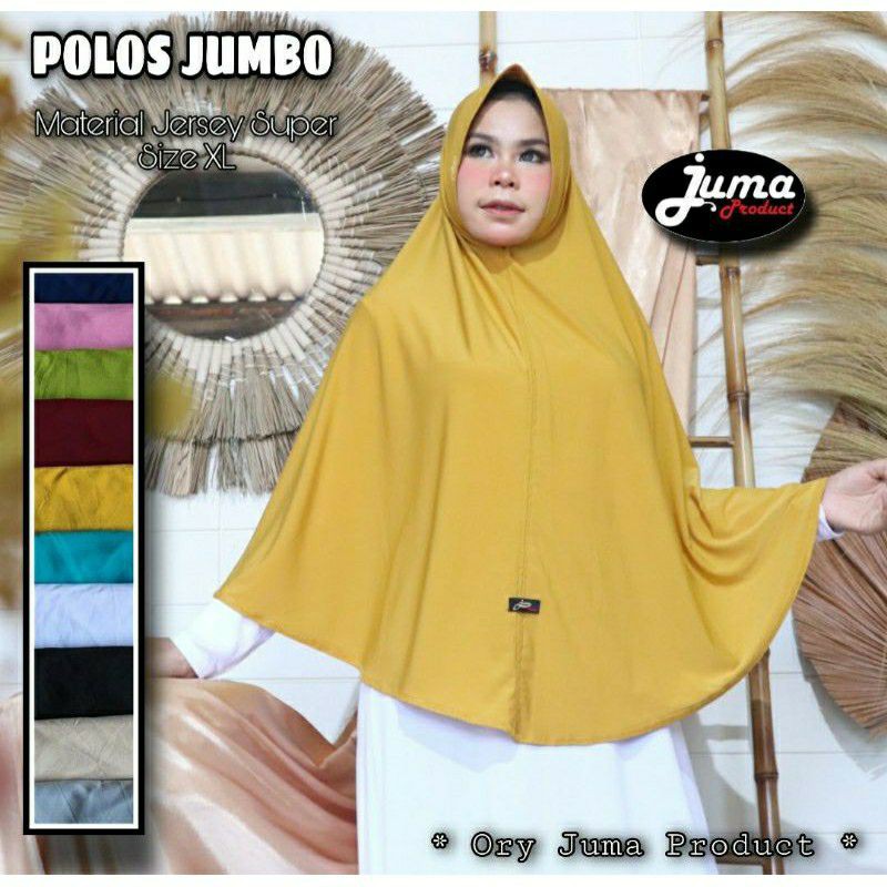 Jilbab Juma jumbo polos size xl / ori Juma