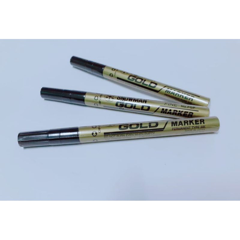 

Spidol emas/gold kecil merk snowman