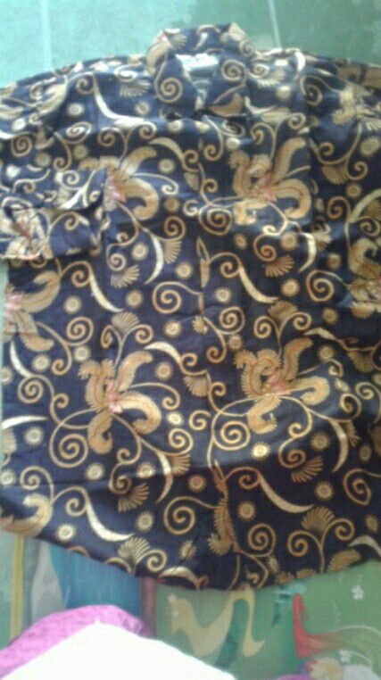 Kemeja Batik Lengan Panjang Batik  Danabrata Pria Motif Songket Hijau Kode 031 M L Xl Xxl Regular