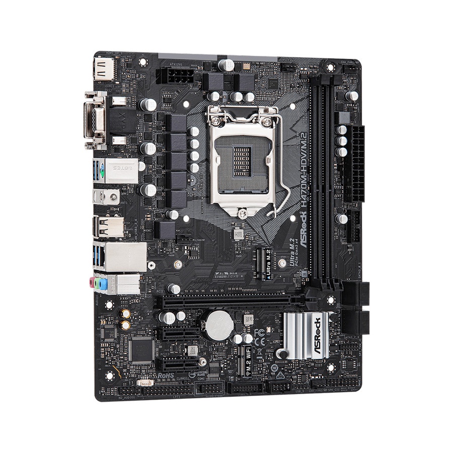 ASRock H470M-HDV/M.2 (LGA1200, H470, DDR4, USB3.2, SATA3)