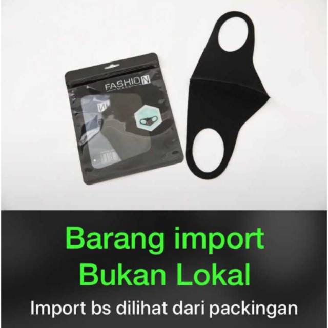 Masker IMPORT TANPA JAHITAN bisa di cuci Fashion Mask Masker motor