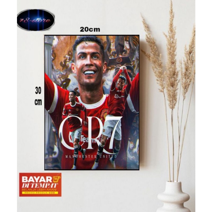 Hiasan dinding cristiano ronaldo/poster cristiano ronaldo/cristian ronaldo manchester united