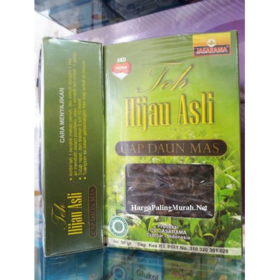 

Teh HIJAU ASLI CAP DAUN ORIGINAL